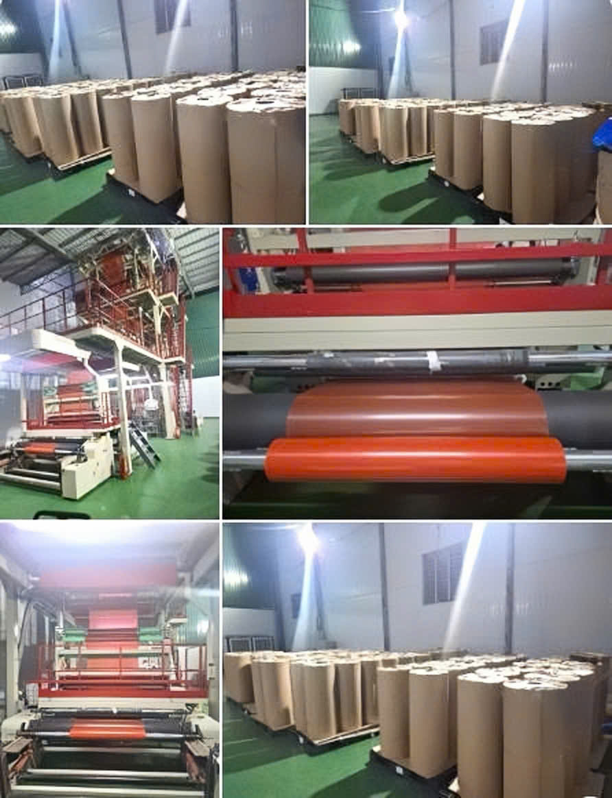 Dây chuyền sản xuất và kho cuộn màng tại nhà máy Đức Thiện, Hưng Yên
